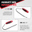 Three-Pitched Decibel Electronic Whistle Referee   Training Survival Anti-Wolf Whistle Rechargeable Red 5