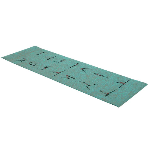Natural Jute Yoga Mat with Durable Carry Strap 2