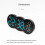 LED Ambient Light Clock Living Room Wall Clock Timing Function Two Sets of Clock Brightness Level Remote Control. A 3