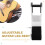 Justerbart Benstöd för Gitarr, Klämbart Benstöd för Gitarr, Ergonomiskt Gitarrstativ för Klassiska Akustiska Elektriska Gitarrer 4