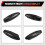 Three-Pitched Decibel Electronic Whistle Referee   Training Survival Anti-Wolf Whistle Rechargeable Black 7