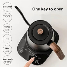 Gooseneck Electric Kettle, Coffee Pot,Temperature Control Electric Kettle,1000W Fast Heating Electric Kettle EU