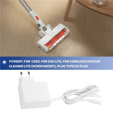 For C203, for G20 Lite, for Mijia Cordless Vacuum Cleaner Lite (MJWXCQ03DY) EU Adapter Charger