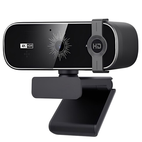4K Webcam with Remote Control Privacy Cover Webcam Plug &  for PC Laptop/Desktop Video Calling 2