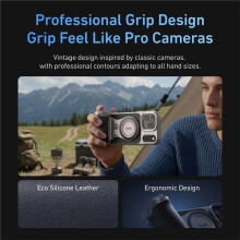 TELESIN Kit de Poignée Magnétique Master Grip pour 17 Pro Pro Max: Support de Caméra Refroidi en Graphène