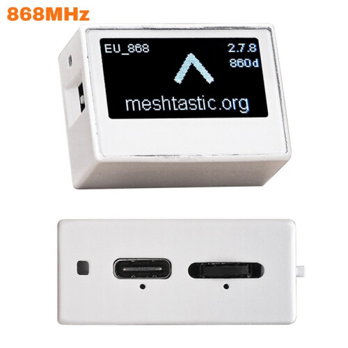 Meshtiny Meshtastic  Pocket LoRa Tracker SX1262 868MHz NRF52840 LoRa Radio Node OLED Display Low-Power 2