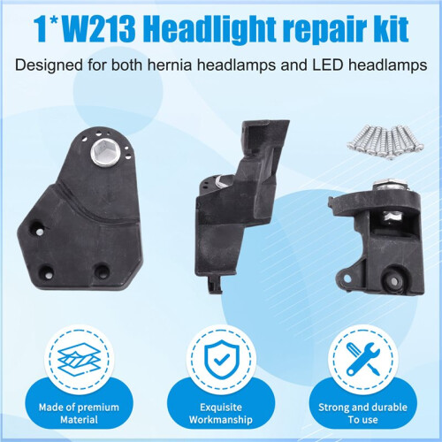 For - E-Class W213 X213 E200 E260 E300L 2016-2018 Headlight Kit Bracket Car Headlight Protection Ring Left 1