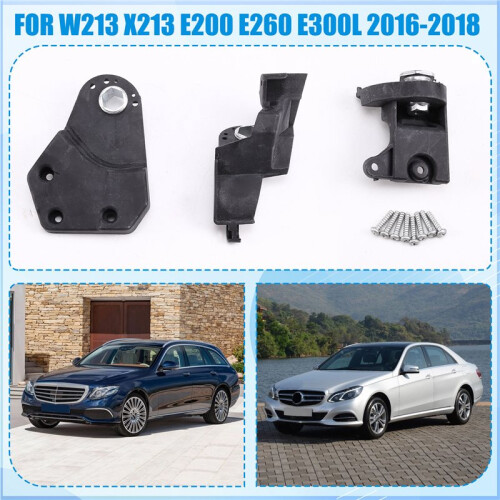 For - E-Class W213 X213 E200 E260 E300L 2016-2018 Headlight Kit Bracket Car Headlight Protection Ring Left 2