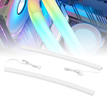 2PCS Terminali in Silicone ARGB per Raffreddamento a Acqua 390x19mm