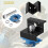 10pcs Solar Panel End Clamp for Standard Unistrut, 30mm/35mm Solar Panel Brackets , Solar Panel Mounting Kit 9