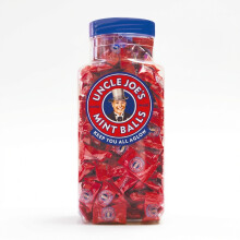 1.4kg Uncle Joe's Mint Balls Large Jar - Wrapped Peppermint Boiled Sweets