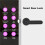 Tuya  Door Lock Buletooth Digital Electronic Lock with Fingerprint Key PassWord APP Remote UnLock 3