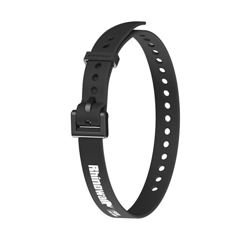 Rhinowalk TPU Plastic Elastic Scale Strap with Clip Safety Rubber Cargo Strap Compact Tie High Strength Strap Black 1