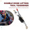 Wire Rope Hand Power Puller Tighten Tool Tightener Double Hook Lifting Tool Wire Power Puller Heavy Duty Power Puller 4T 6