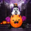 Halloween Inflatable Ghost with Pumpkin Cart - 6FT 7