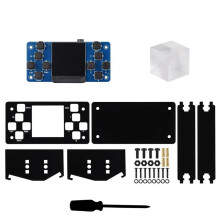 GamePi13 3D Acce 1.3inch LCD Game Console for Raspberry Pi, 240x240 Resolution, Integrated ST7789 Driver Chip, SPI