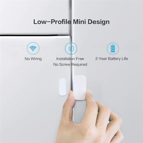 4pcs Door Window Sensor Zigbee Wireless Connection   Door Sensor Work for  Gateway Mi Home HomeKit 1