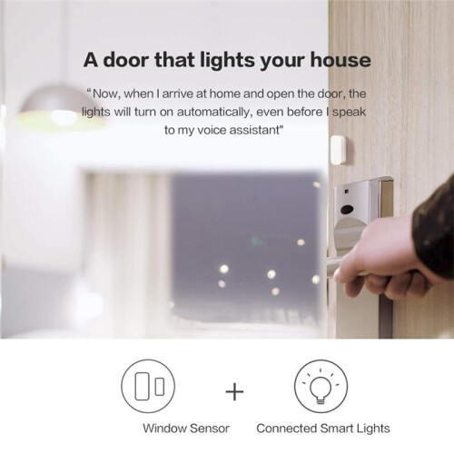 4pcs Door Window Sensor Zigbee Wireless Connection   Door Sensor Work for  Gateway Mi Home HomeKit 2