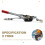 Wire Rope Hand Power Puller Tighten Tool Tightener Double Hook Lifting Tool Wire Power Puller Heavy Duty Power Puller 2T 5