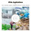 Tuya ZigBee  Vibrationssensor Echtzeitüberwachung Tür-/Fenstererkennung Alarm  Security Protection System 5