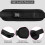Weighted Waist Trainer Belt - Adjustable Resistance(Black) 5