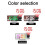 Led Digital Projection Clock Mirror 180Rotation Large Screen Date  Temperature Electronic Alarm Clock for Bedroom-A 9
