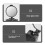 Espejo Retrovisor para Bicicleta, Ajustable 360, 21-22 mm, 1 Kit 5
