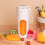 Juicer Cup Wireless Charging Small Portable Juicer Cup Multifunctional Household Fully Automatic Fruit Blender White 2