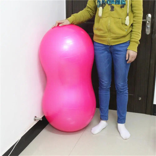 Anti-Burst Peanut Yoga Ball with Pump 2