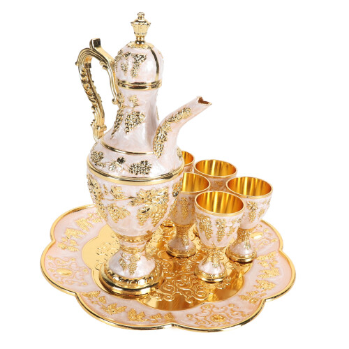 6 Cup Turkish Coffee Pot Vintage Decor 2