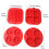4pcs Nonstick Silicone Air Fryer Pan Set 3