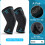 2pcs Compression Knee Support Sleeve Elastic & Breathable Knee Brace XL 8
