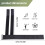 Dumbbell Foot Strap Ankle Weights Tibialis Trainer Black 5