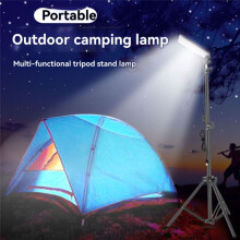 Tragbares LED-Arbeitslicht für Den Außenbereich, USB-Stativ, Campinglampe, Strahler, Teleskop-Säulenlampe für Reisen, Angeln, Live-Show