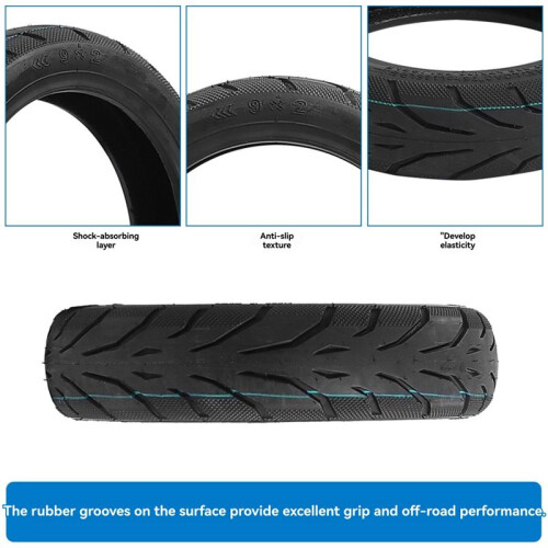 Pneu de Vácuo de 9 Polegadas para Patinete Elétrico para  M365 1S PRO PRO2 9x2.0