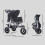 Skylos Pet Stroller Pram Dog Carrier Trailer Strollers 3 Wheels Foldable Large 11