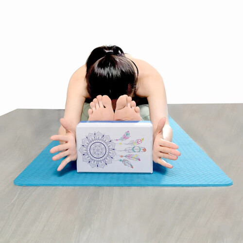 2 pcs EVA Yoga Blocks Exercise  (Gray) 2