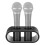 Desktop Microphone Storage Holder, Microphone Stand, Tabletop Mic Organizer for Homes 2