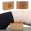 Cork Yoga Block Set Non-Slip High Density (Brown) 3