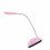 Pink LED Folding Desk Lamp, Eye-Caring, Adjustable, 70g 1