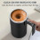 380ML Self-Stirring Electric Coffee Mug Black and White Cup 4
