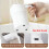 380ML Self-Stirring Electric Coffee Mug Black and White Cup 6