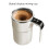 380ML Self-Stirring Electric Coffee Mug Black and White Cup 9