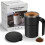 380ML Self-Stirring Electric Coffee Mug Black and White Cup 10