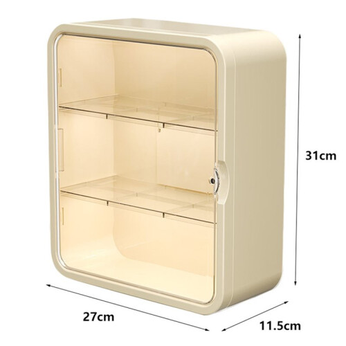 No Punching Installation Wall Hanging Cabinet Transparent Drawer-Type Large-Capacity Multi-Layer Storage Box B 2