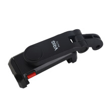 Multifunctional Phone Tripod Mount with Dual Cold Shoe, 360 Rotatable, Fits Phones 60-90mm