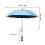 Parasole blu per passeggino da 55,5 cm 2