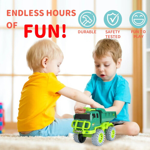 Kids Engineering Dump Truck Toy (Green) 2