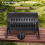 Portable Double-Sided Charcoal BBQ Grill with Foldable Design 3