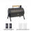 Portable Double-Sided Charcoal BBQ Grill with Foldable Design 4